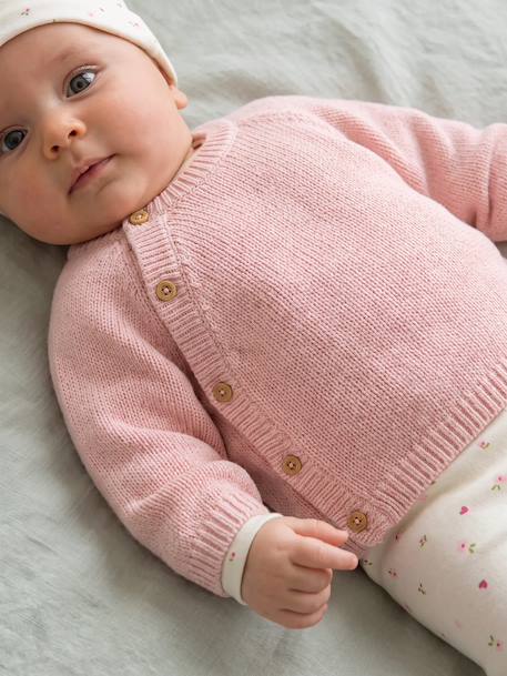Ensemble 5 pièces naissance bébé fille rose - vertbaudet enfant 