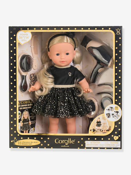 Eve Cheveux de RÃªves 36 cm zwart - vertbaudet enfant 