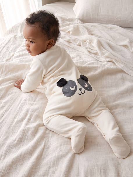 Babypakje met knuffeldoekje ecru - vertbaudet enfant 