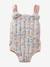 Porte-poupon en gaze de coton beige+rose - vertbaudet enfant 