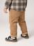 Pantalon bébé en velours côtelé bleu grisé+caramel+lichen+marron - vertbaudet enfant 