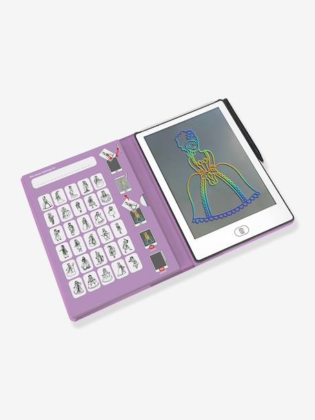 Tablette à dessin Kidydraw mini jaune+rose+vert sapin+vert sauge+violet - vertbaudet enfant 