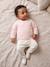 Brassière vest baby van wol en katoen cappuccino+gemêleerd beige+lichtroze+saliegroen+wit - vertbaudet enfant 