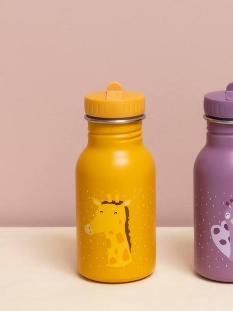 Fles 350 ml TRIXIE bruin+dennen+geel+groen+ijsblauw+lichtroze+Mr Fox+Mr Lion+Mrs Elephant+Mrs Rabbit+nude+petrolblauw+rood+rozen+zachtpaars - vertbaudet enfant 