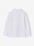 Polo manches longues garçon blanc+bleu ardoise - vertbaudet enfant 