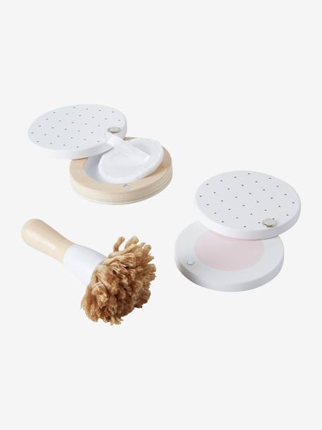 Trousse de maquillage en bois FSC® blanc - vertbaudet enfant 