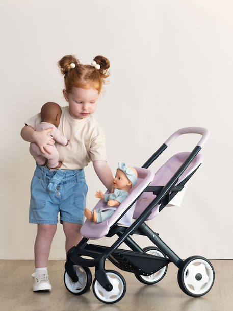 Maxi Cosi Dubbele kinderwagen - SMOBY beige+rozen - vertbaudet enfant 