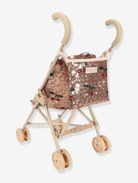Poussette poupons crème+rose clair - vertbaudet enfant 