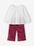Babyset blouse en broek framboos - vertbaudet enfant 