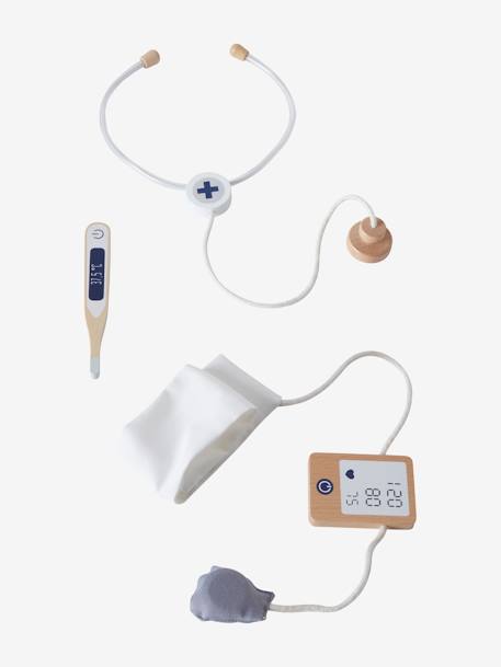 Set docteur poupon en bois FSC® blanc - vertbaudet enfant 