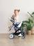 Maxi Cosi Dubbele kinderwagen - SMOBY beige+rozen - vertbaudet enfant 