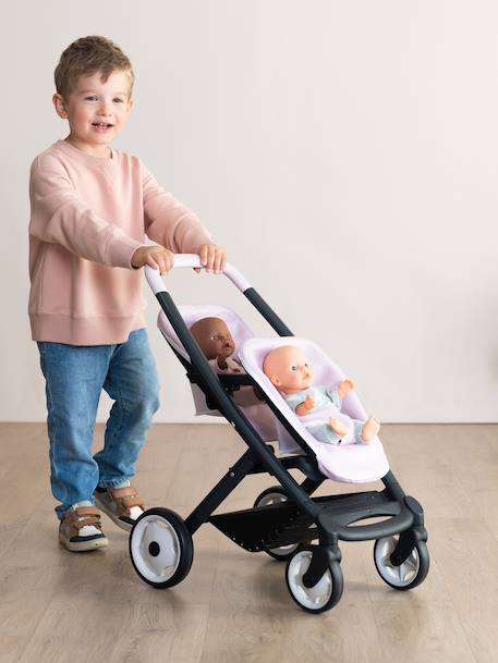 Maxi Cosi Dubbele kinderwagen - SMOBY beige+rozen - vertbaudet enfant 