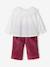 Babyset blouse en broek framboos - vertbaudet enfant 
