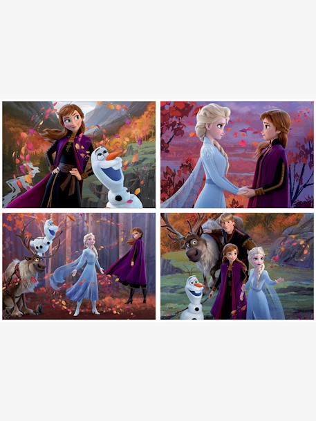 Lot de 4 puzzles progressifs de 50 à 150 pièces Disney® Reine des neiges 2 EDUCA ROSE - vertbaudet enfant 