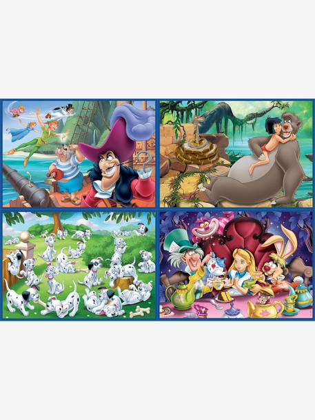 Lot de 4 puzzles progressifs 50 à 150 pièces Multi 4 Classiques Disney® EDUCA BLANC - vertbaudet enfant 