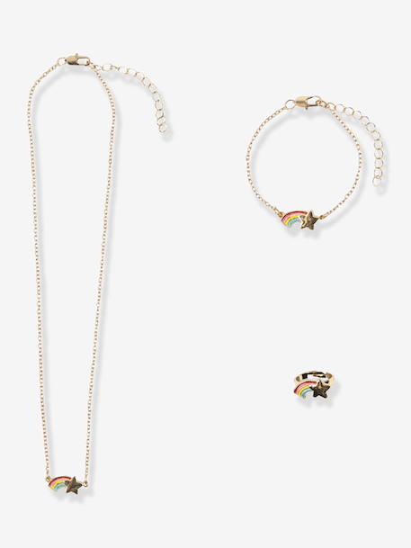 Set de bijoux rainbow star rose - vertbaudet enfant 
