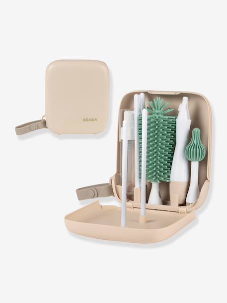 Kit de voyage égoutte bib sable - vertbaudet enfant 