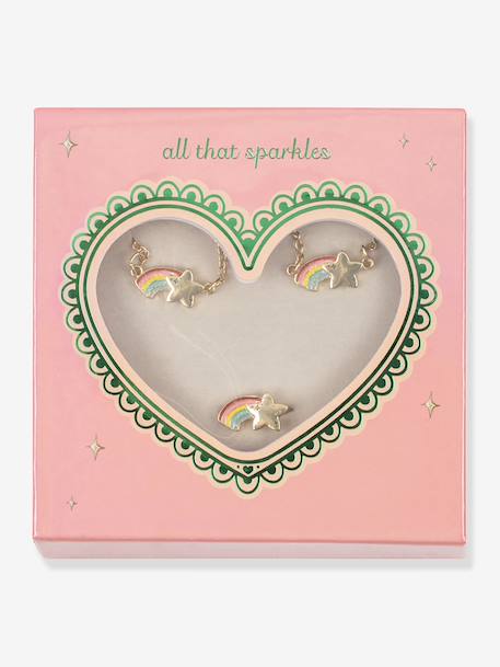 Set de bijoux rainbow star rose - vertbaudet enfant 