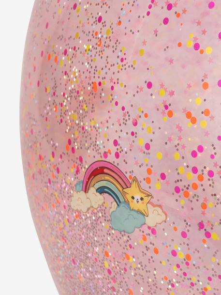 Ballon sauteur à paillettes doré+rose - vertbaudet enfant 