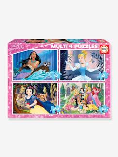 Jouet-Jeux éducatifs-Puzzles-Lot de 4 puzzles progressifs de 50 à 150 pièces Disney Princesses