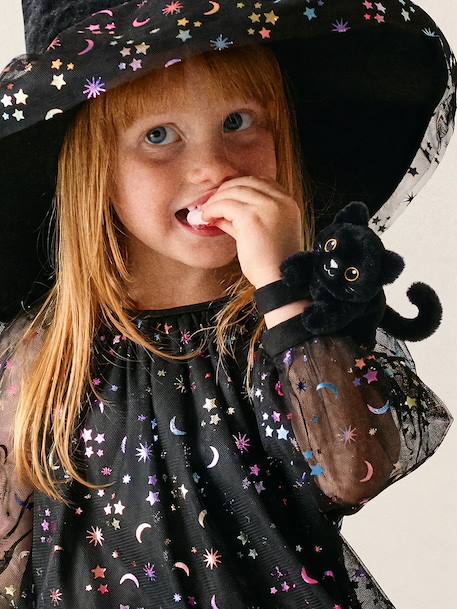 Bracelet chat noir peluche noir - vertbaudet enfant 