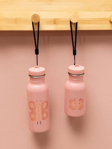 Gourde 350 ml bleu glacier+bleu pétrole+jaune+marron+mauve+Mr Fox+Mr Lion+Mrs Elephant+Mrs Rabbit+rose+rose nude+rose pâle+rouge+vert+vert sapin - vertbaudet enfant 