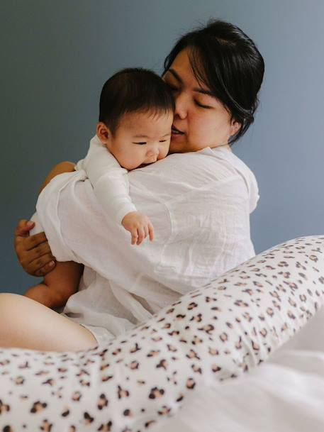 Coussin de maternité Doomoo beige+beige imprimé+ETHNIC PETROL+RISOTTO TAUPE+terracotta+vert - vertbaudet enfant 