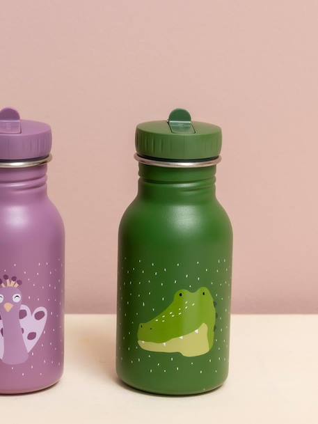 Gourde 350 ml bleu glacier+bleu pétrole+jaune+marron+mauve+Mr Fox+Mr Lion+Mrs Elephant+Mrs Rabbit+rose+rose nude+rose pâle+rouge+vert+vert sapin - vertbaudet enfant 