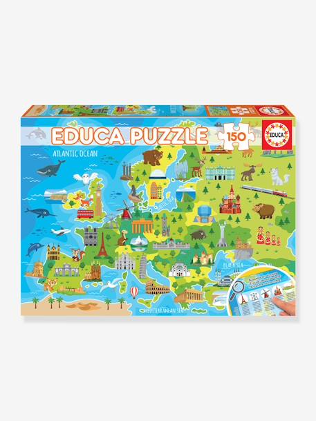 Puzzle 150 pièces Carte d’Europe EDUCA VERT - vertbaudet enfant 