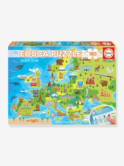 Jouet-Jeux éducatifs-Puzzle 150 pièces Carte d'Europe