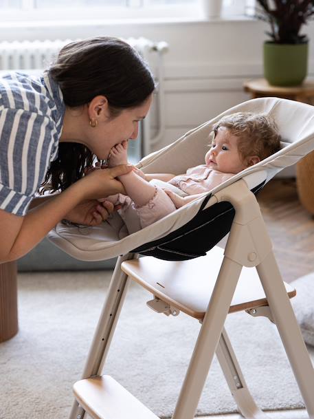 Chaise haute Evoclick 5 en 1 sable - vertbaudet enfant 