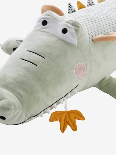 Grande peluche d'activités Crocodile vert - vertbaudet enfant 