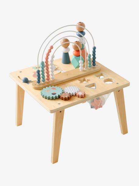Table d'activités Arc-en-ciel en bois FSC® multicolore - vertbaudet enfant 
