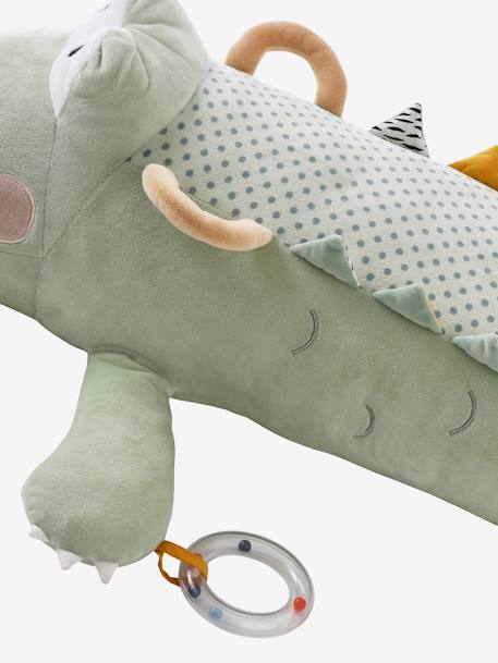 Grande peluche d'activités Crocodile vert - vertbaudet enfant 