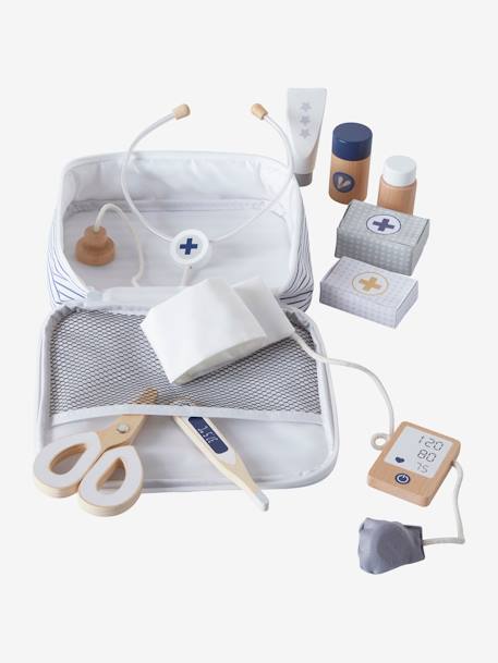 Set docteur poupon en bois FSC® blanc - vertbaudet enfant 