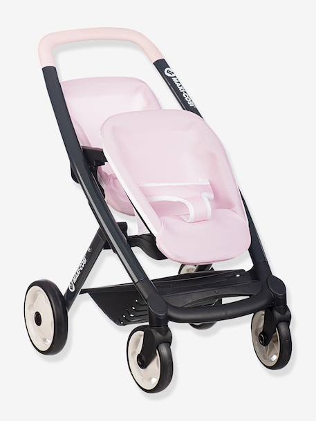 Maxi Cosi Poussette Jumeaux - beige+rose - vertbaudet enfant 