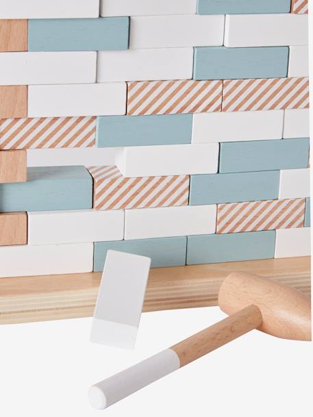 Jeu du mur en bois FSC® bleu - vertbaudet enfant 