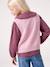 Mouwloos meisjesvest met knopen lila+vanille - vertbaudet enfant 