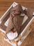 Cape de bain poupon personnalisable marron - vertbaudet enfant 