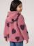 Veste fille sherpa motifs écru+mauve+vanille - vertbaudet enfant 