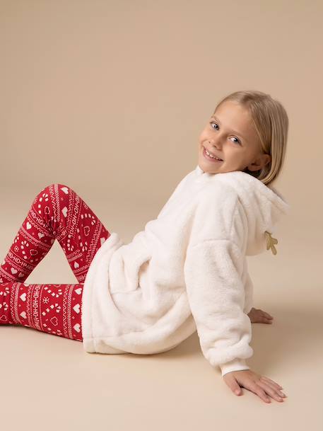 Ensemble 3 pièces de nuit enfant fille écru - vertbaudet enfant 