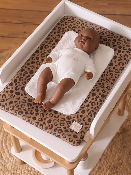 Matelas à langer poupon marron - vertbaudet enfant 