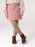 Jupe fille camel+marine+mauve - vertbaudet enfant 