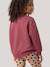 Sweatshirt en legging set meisje donkerpaars - vertbaudet enfant 
