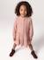 Robe fille en gaze de coton imprimée pois irisés noix de pécan+prune+vert sapin+vert sauge - vertbaudet enfant 