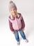 Mouwloos meisjesvest met knopen lila+vanille - vertbaudet enfant 
