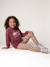 Sweatshirt en legging set meisje donkerpaars - vertbaudet enfant 