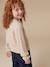 Gebreid vest met lange mouwen beige - vertbaudet enfant 