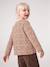 Meisjesshirt met fleece, lange mouwen rouge+vanille - vertbaudet enfant 