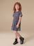 Robe fille en velours et sequins argenté+rose+rouge - vertbaudet enfant 